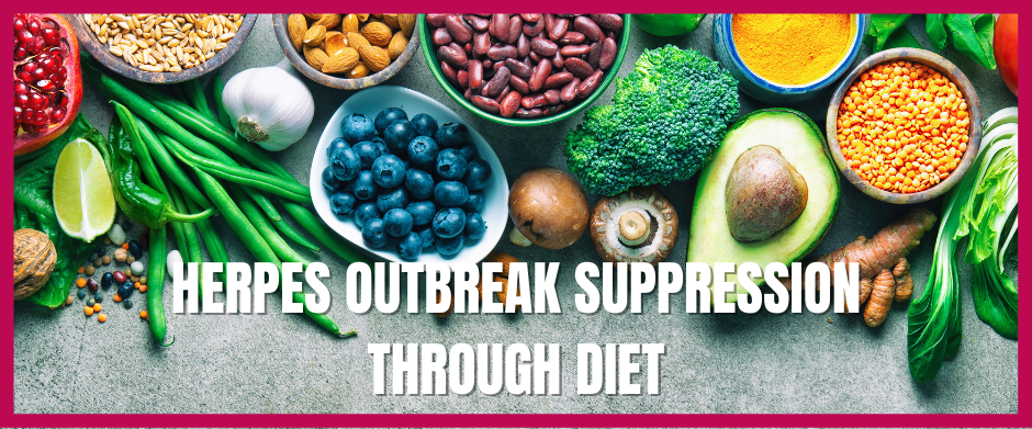 Herpes outbreak suppression using diet